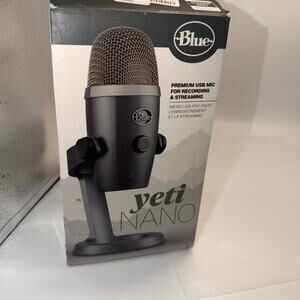 Logitech for Creators Blue Yeti Nano USB Microphone for Gaming, Stream,Open Box
